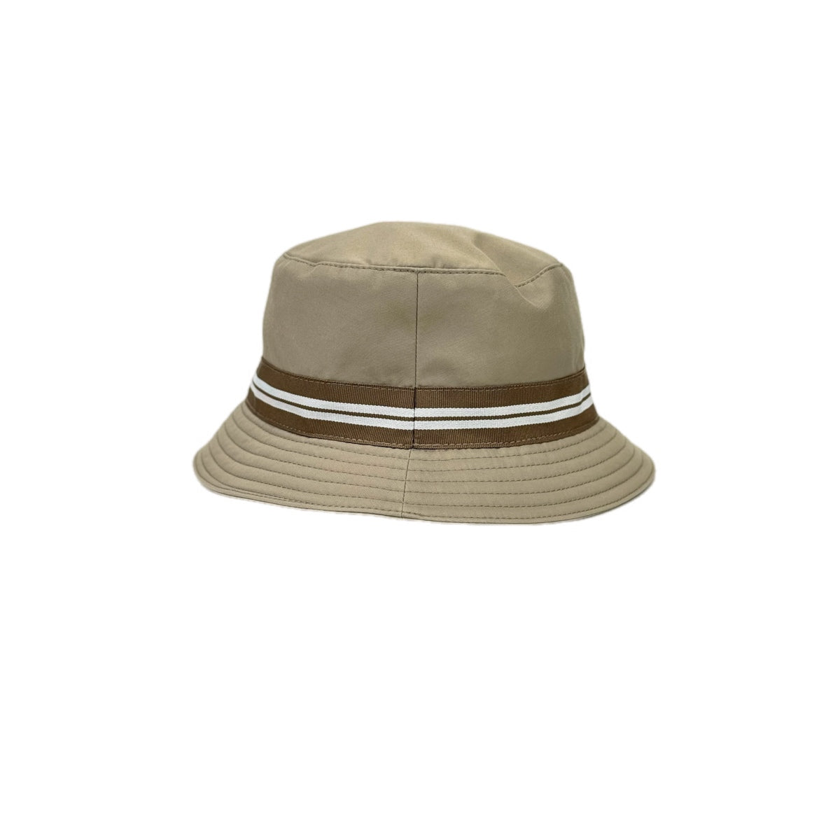 Hermes Beige Striped Hat #59