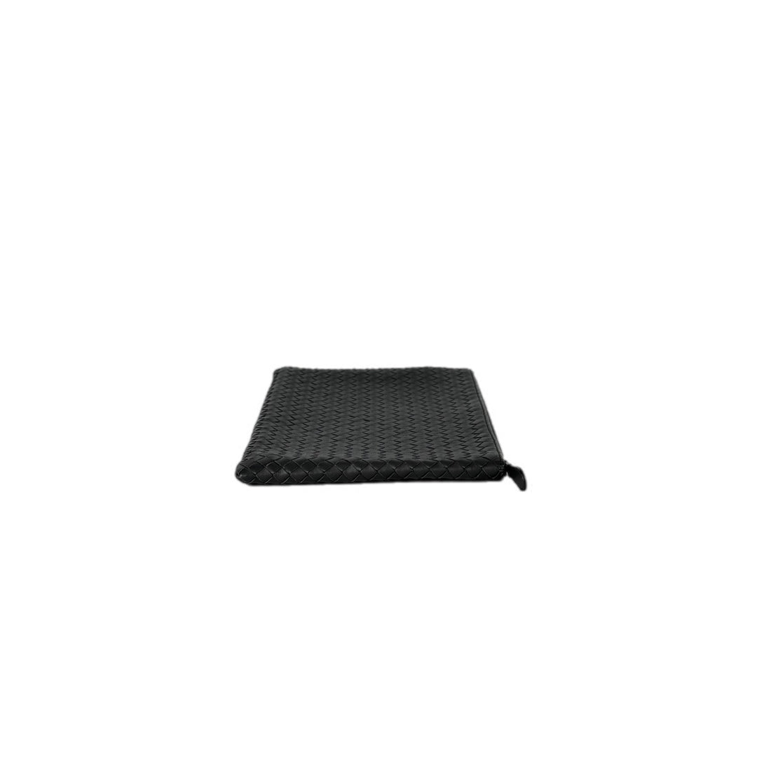 Bottega Veneta Grey Leather Clutch