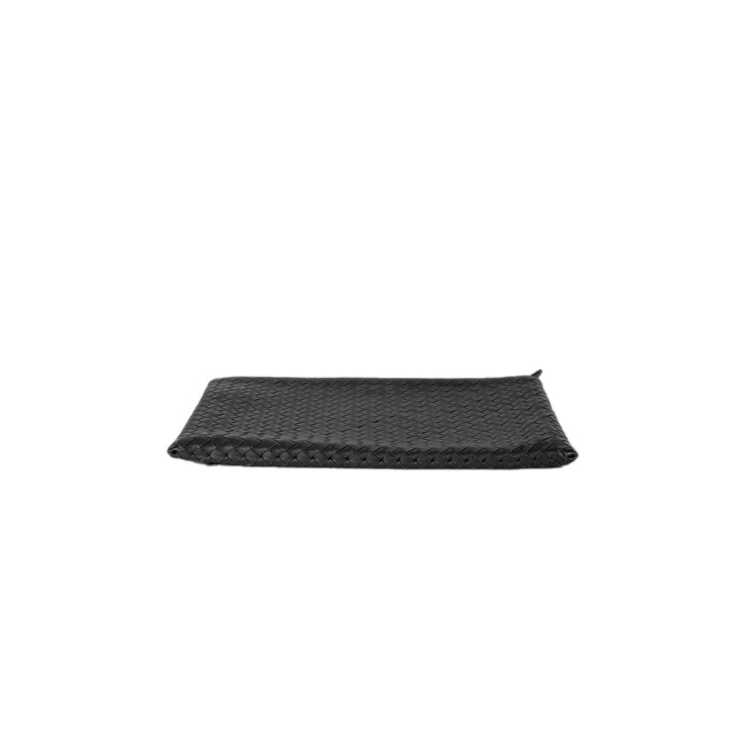 Bottega Veneta Grey Leather Clutch