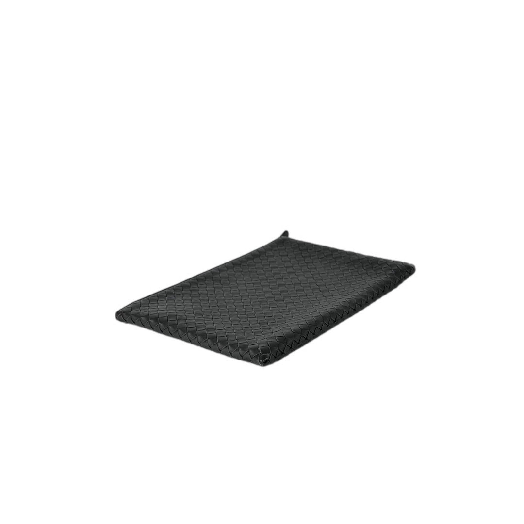 Bottega Veneta Grey Leather Clutch