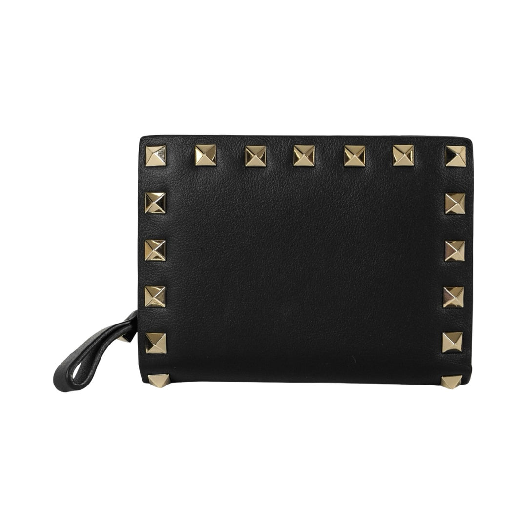 Valentino Black Rockstud Wallet