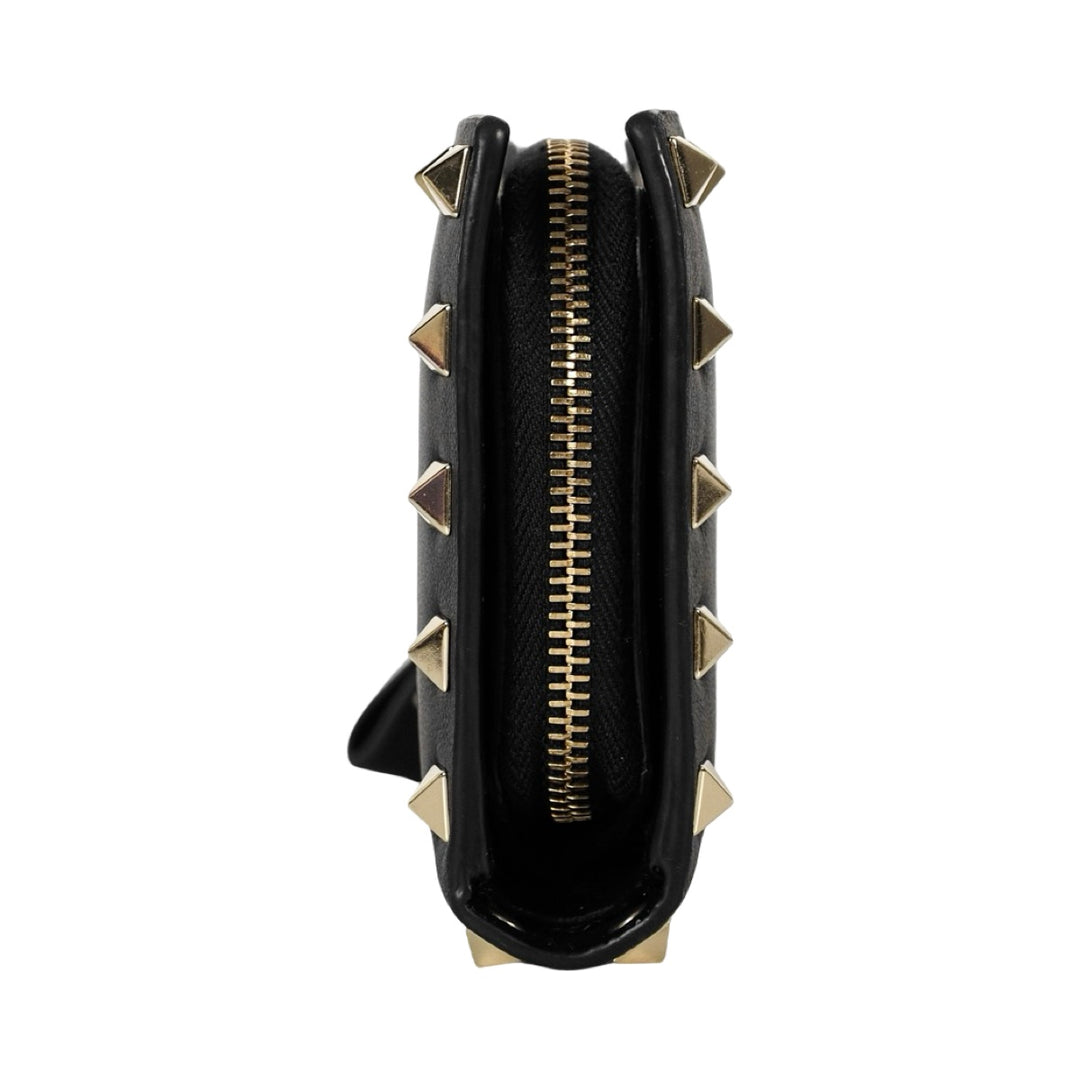 Valentino Black Rockstud Wallet