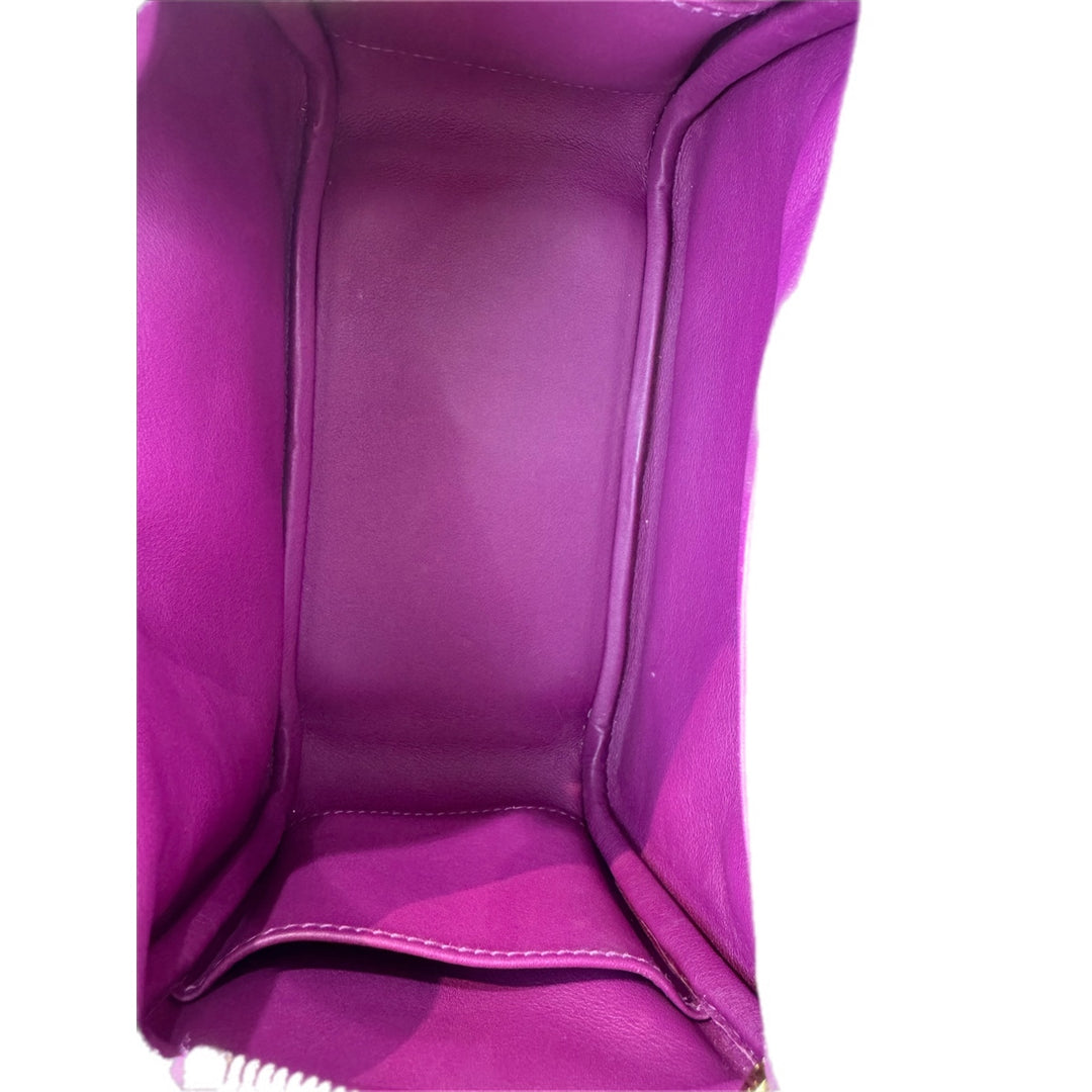 Hermes Lindy Mini P9 Purple Bag