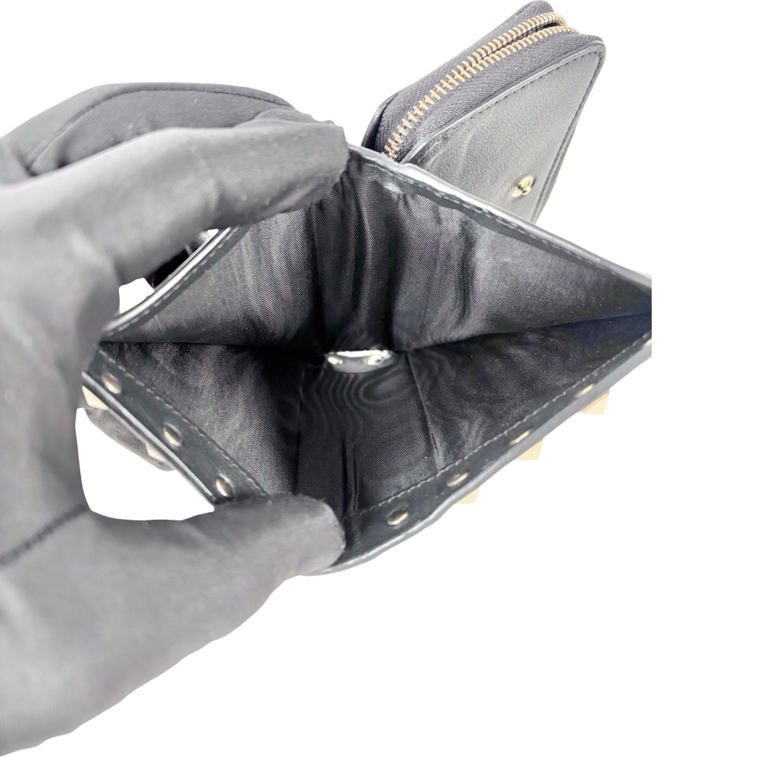 Valentino Black Rockstud Wallet