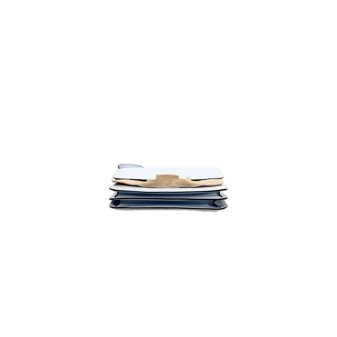 Hermes Constance Mini Swift T0 Blue Brume Bag