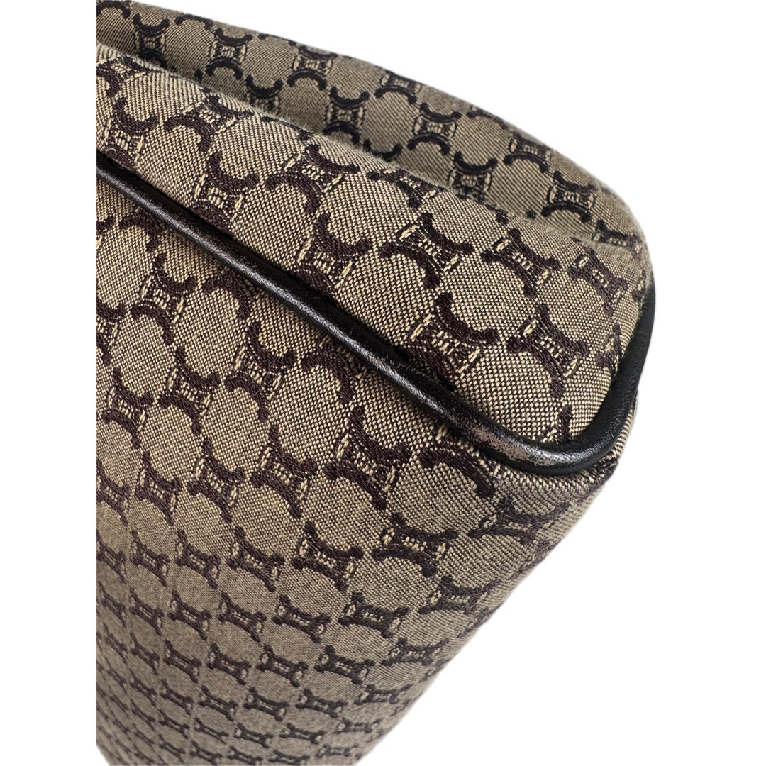 Celine 1970-2000 Macadam Coated Canvas Tote Bag