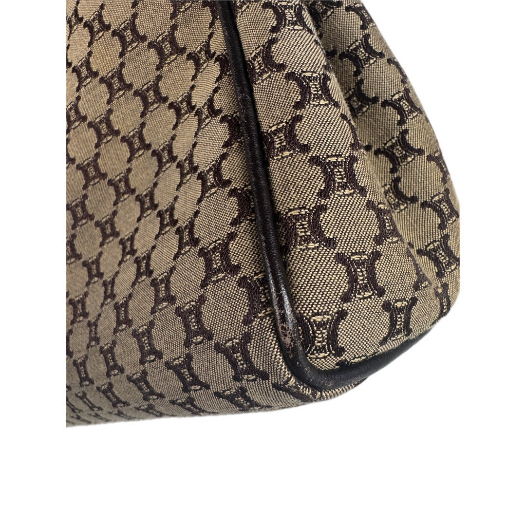 Celine 1970-2000 Macadam Coated Canvas Tote Bag