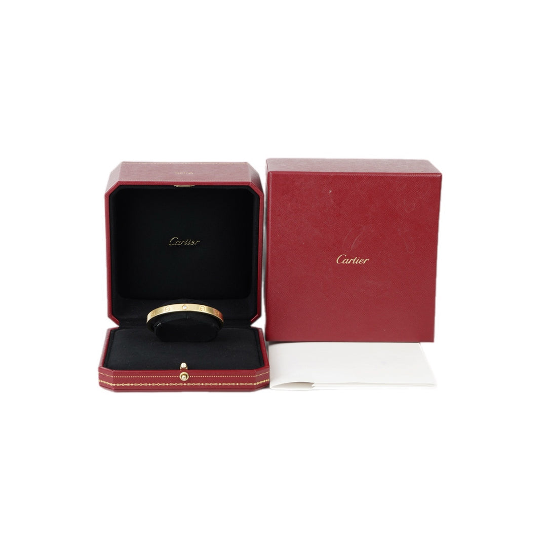 Cartier Love Open Cuff Diamond Bracelet #16
