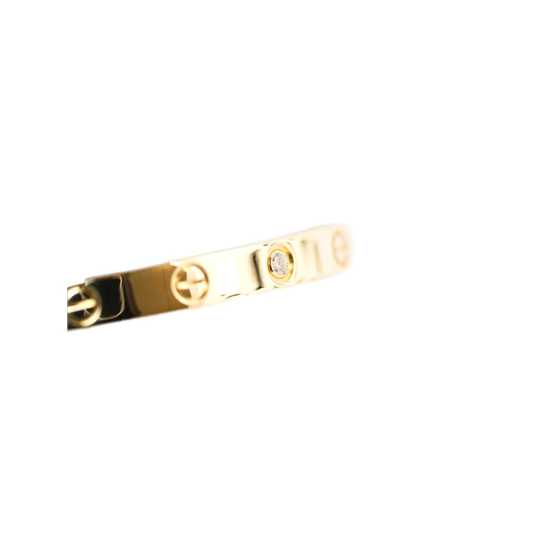 Cartier Love Open Cuff Diamond Bracelet #16