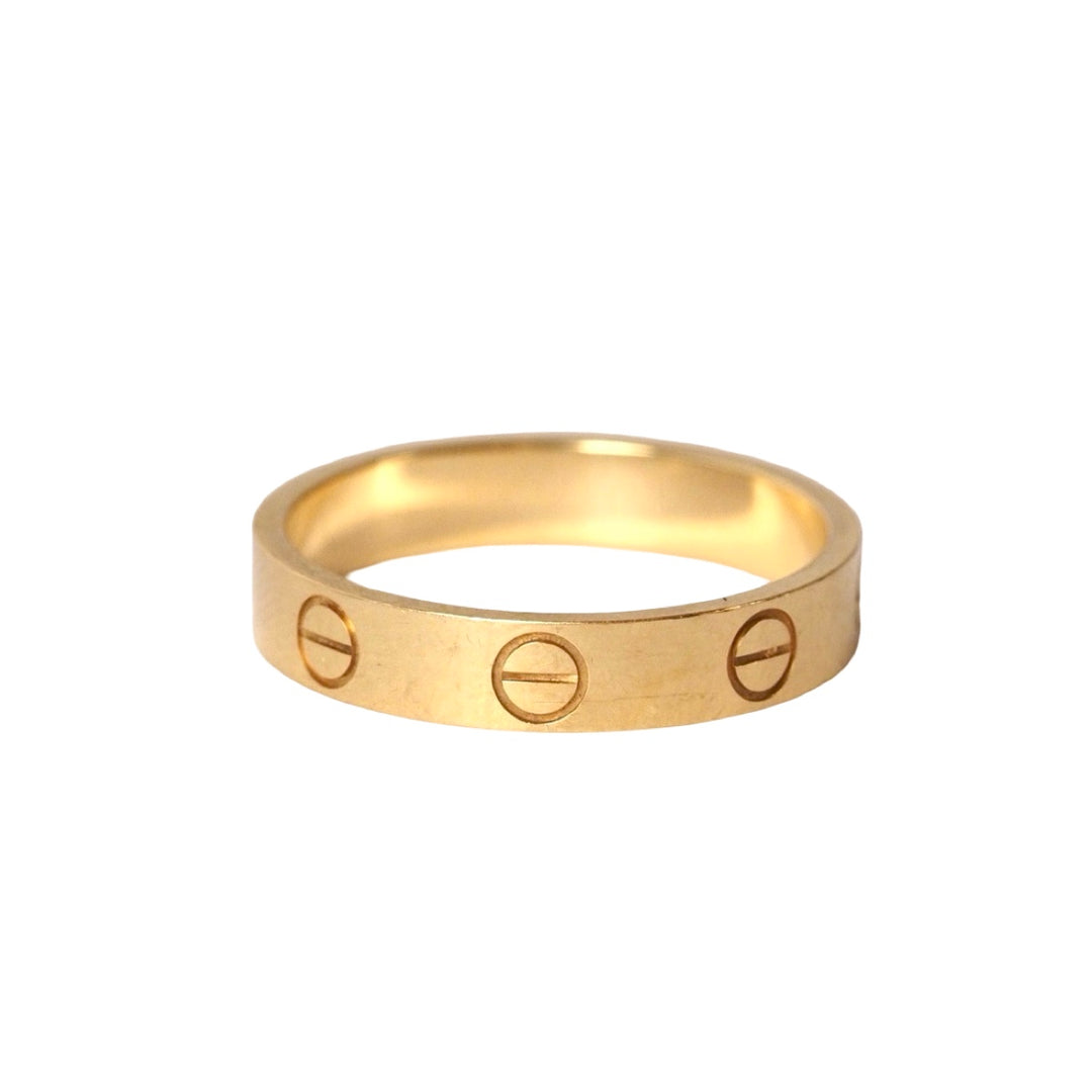 Cartier Love Yellow Gold Ring #52