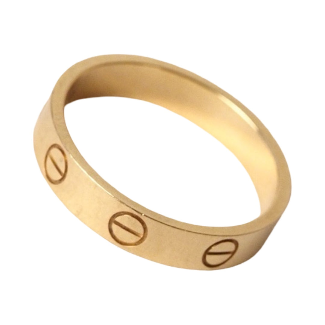 Cartier Love Yellow Gold Ring #52