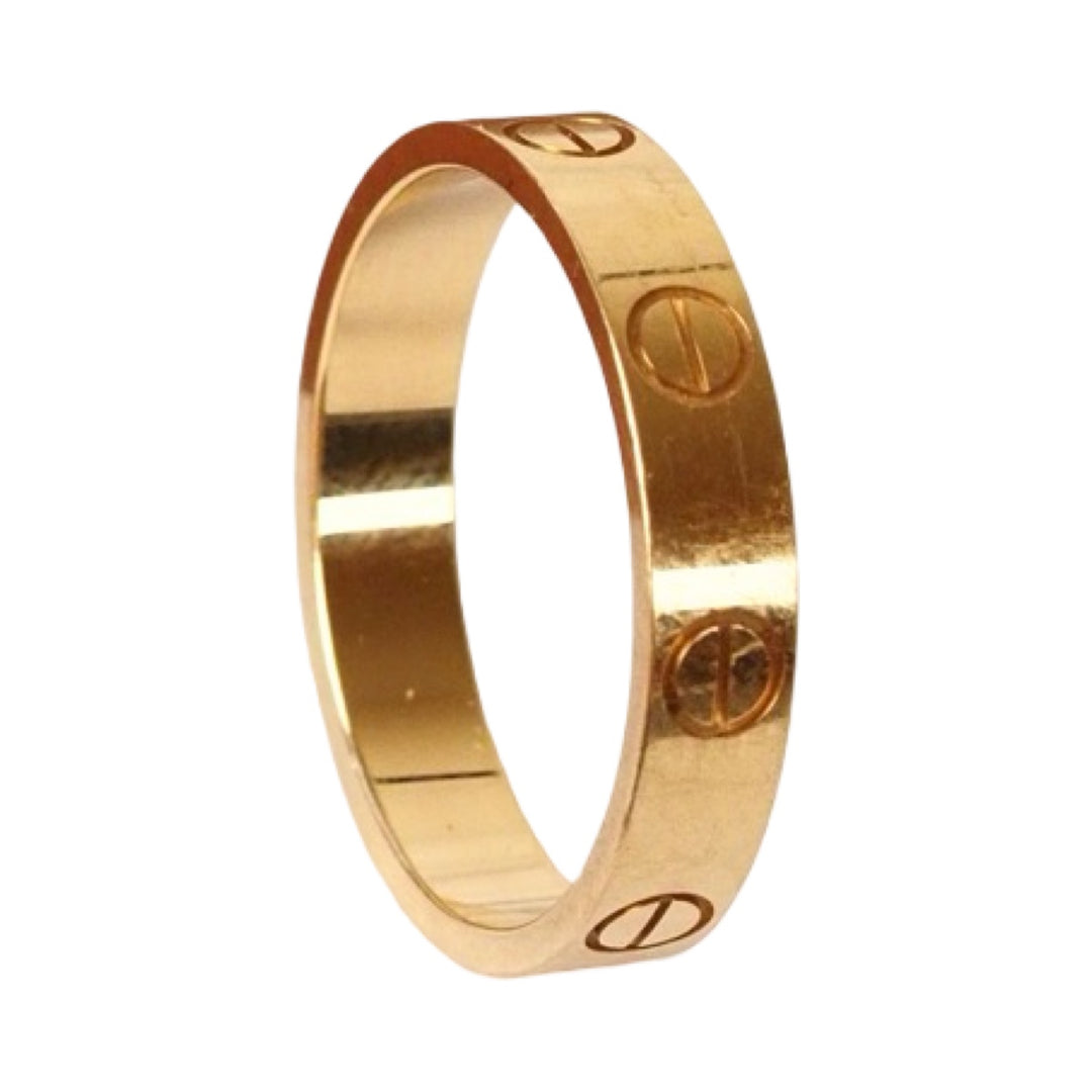 Cartier Love Yellow Gold Ring #52