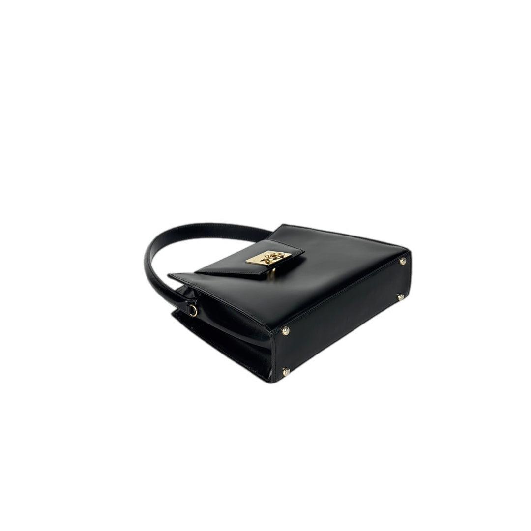 Celine Vintage Black Leather Bag