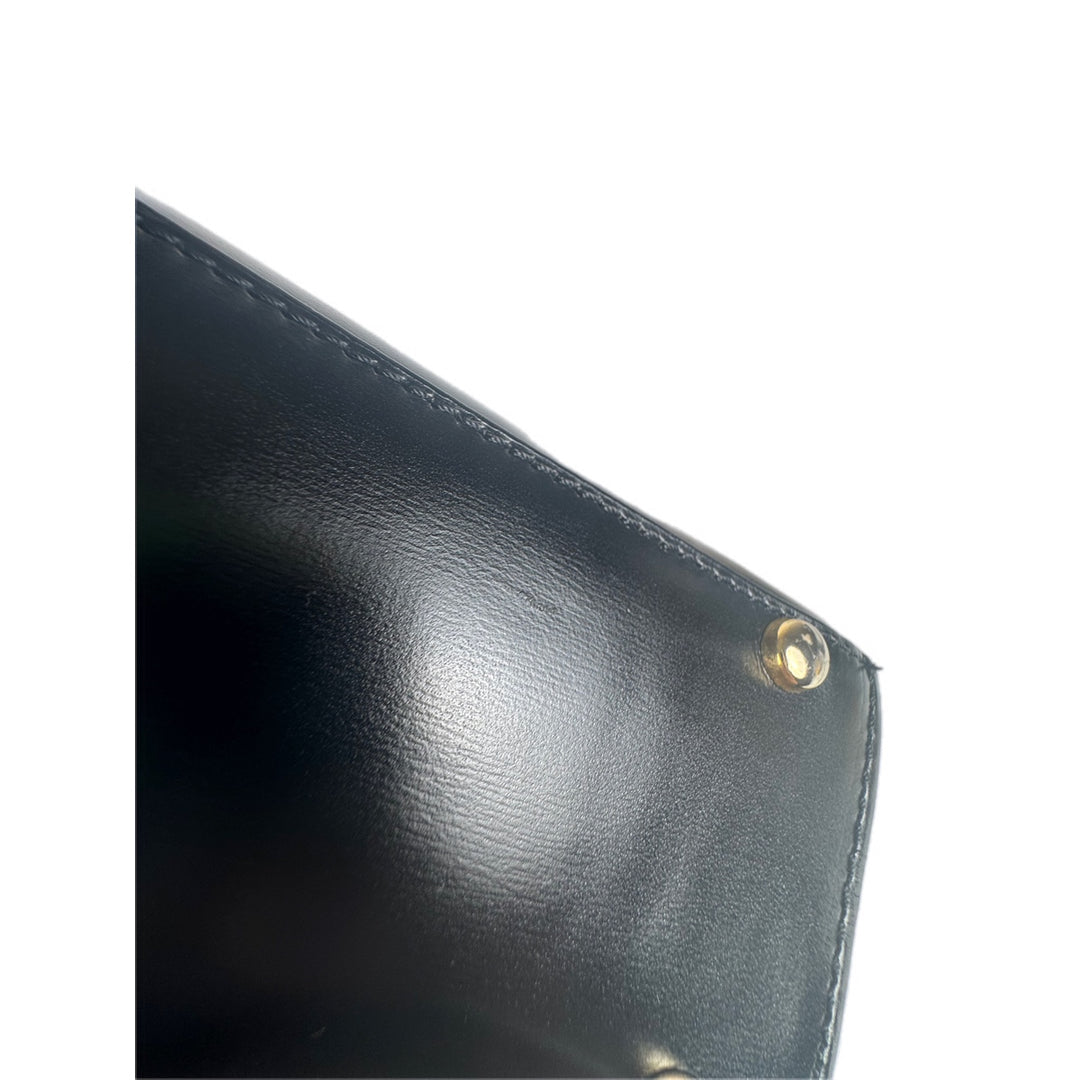 Celine Vintage Black Leather Bag