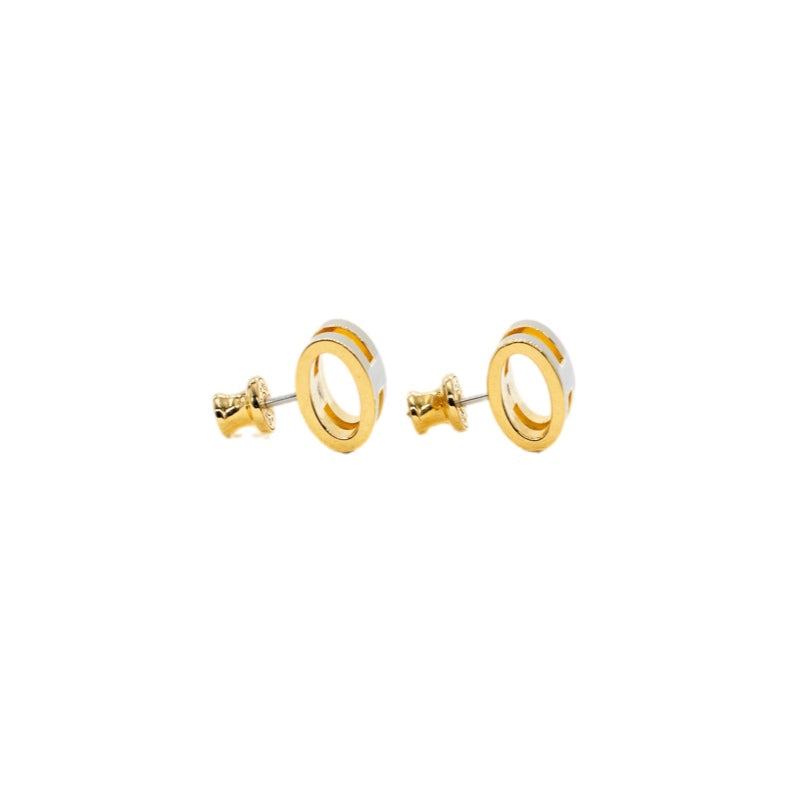 Hermes Cream Mini H Pop Earrings