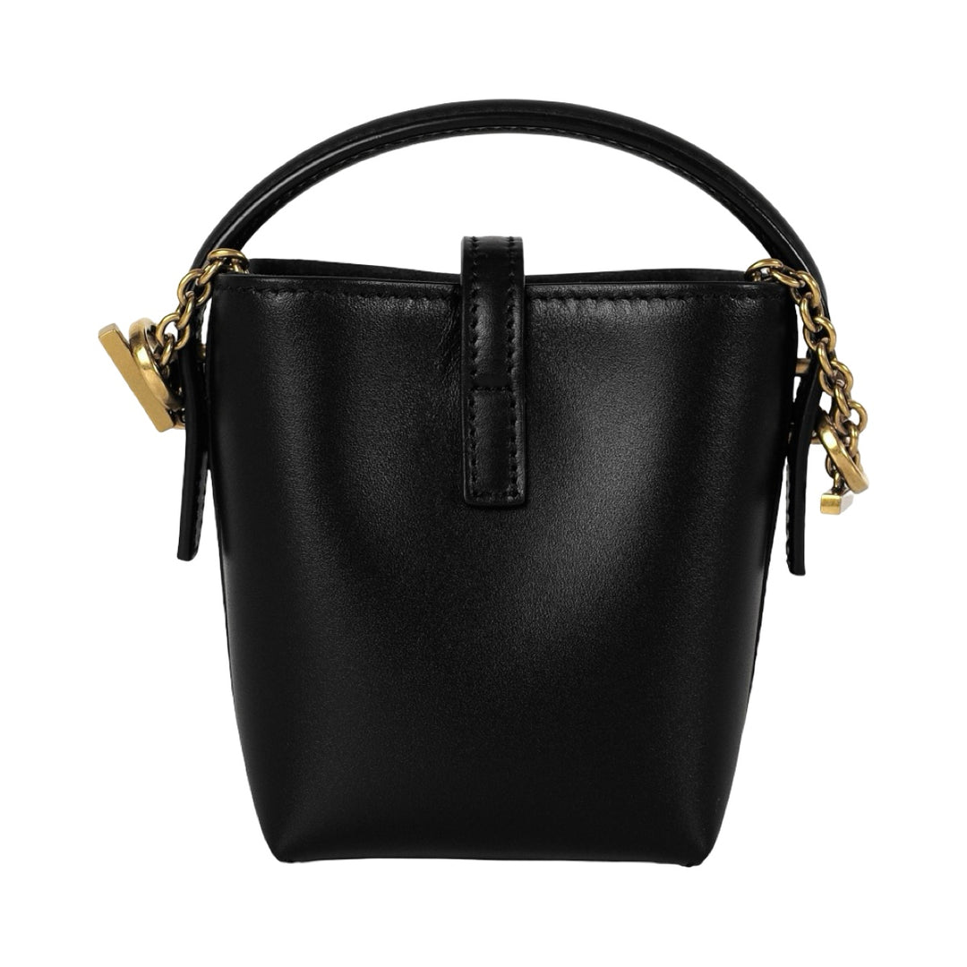 Pre-owned YSL Le 37 Micro Bag Black Calfskin - photo 3