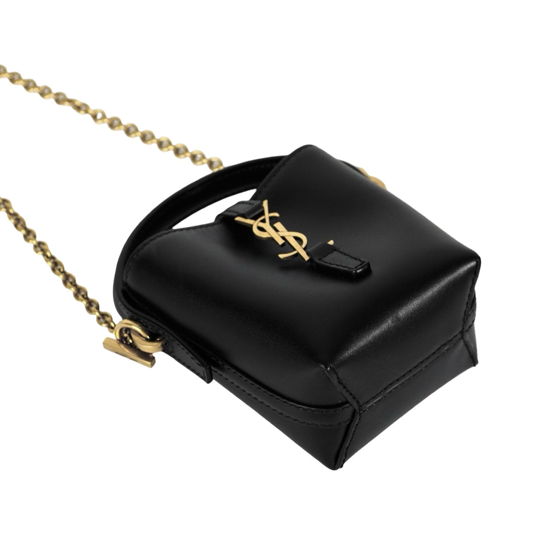 Pre-owned YSL Le 37 Micro Bag Black Calfskin - photo 7