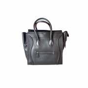 Pre-owned Celine Black Luggage Bag in Calfskin
