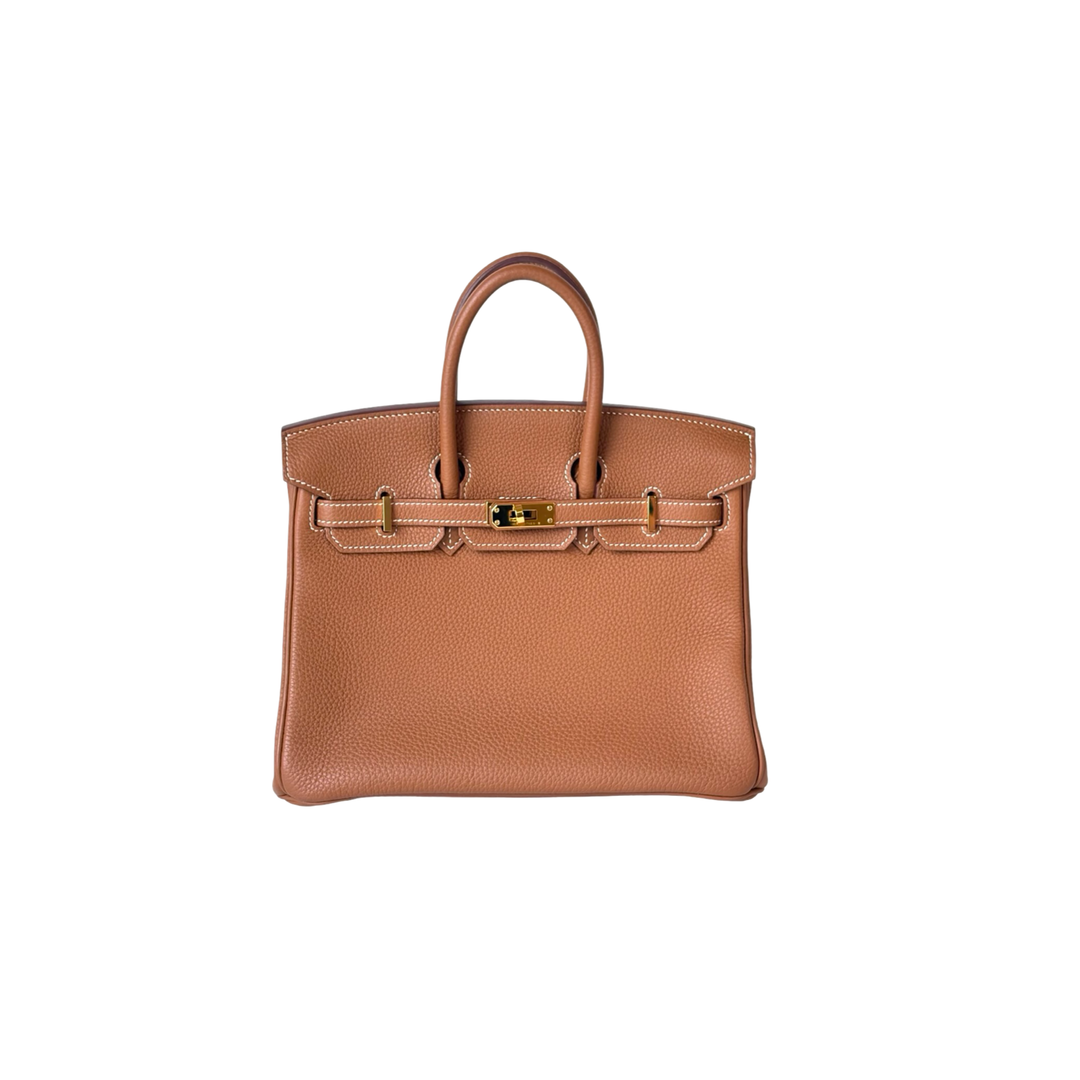 Hermes Birkin 25cm Gold GHW Bag