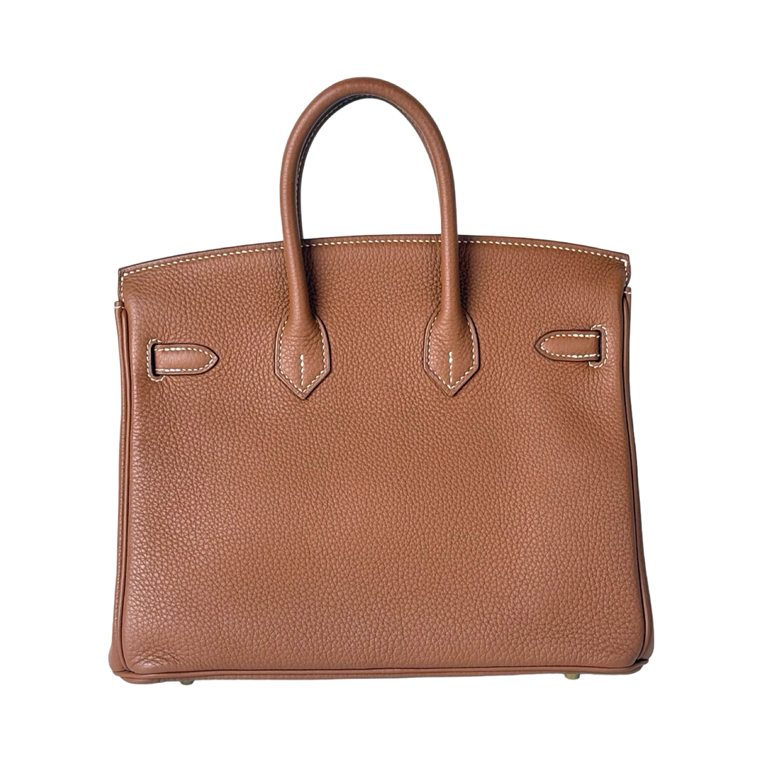 Hermes Birkin 25cm Gold GHW Bag