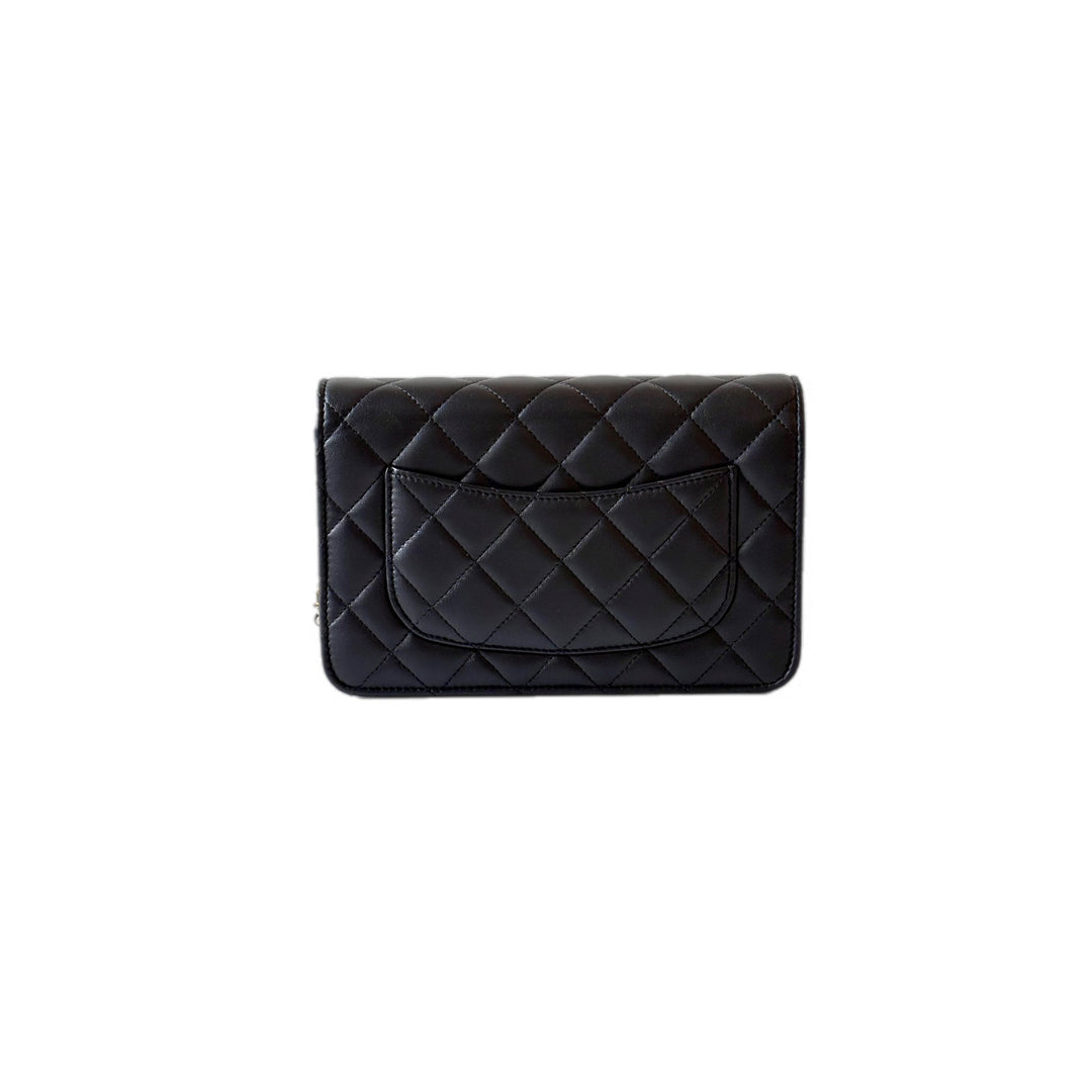 Chanel Classic Flap Black Lambskin Woc Bag