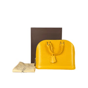 Louis Vuitton Alma Epi Yellow Bag