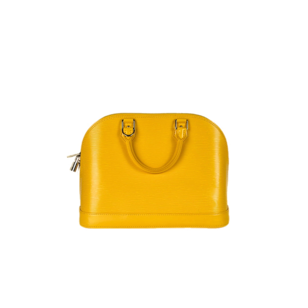 Louis Vuitton Alma Epi Yellow Bag