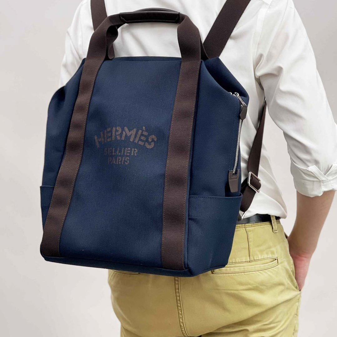 Hermes School Blue Backpack