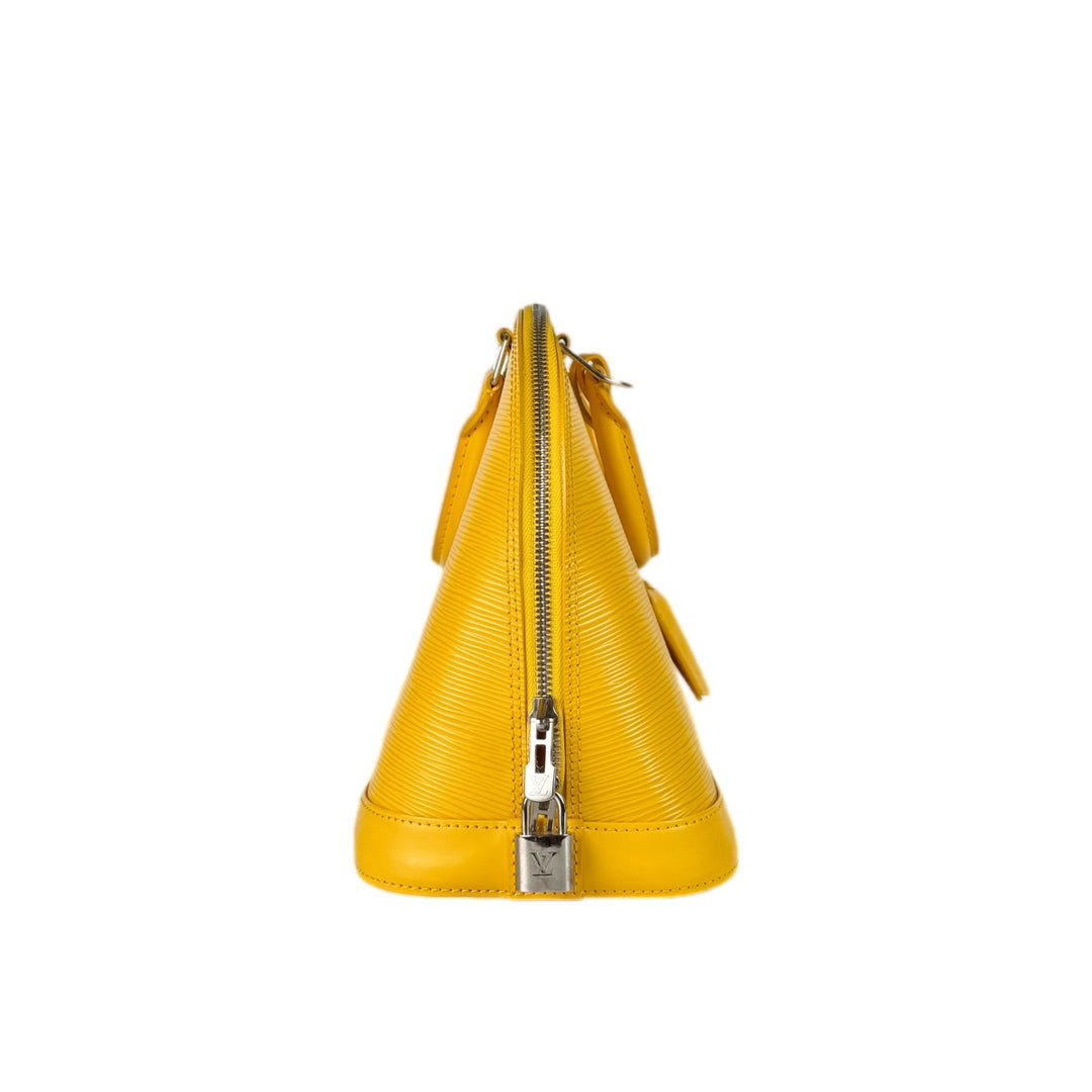 Louis Vuitton Alma Epi Yellow Bag