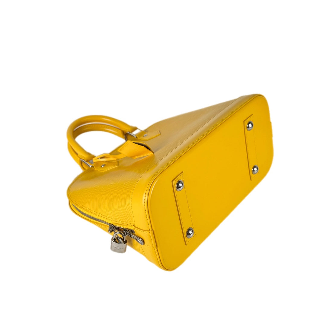 Louis Vuitton Alma Epi Yellow Bag