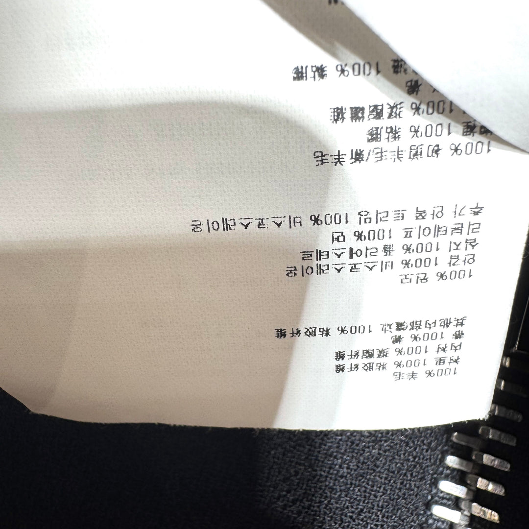 Miumiu Black Wool Caban Peplum Jacket #42