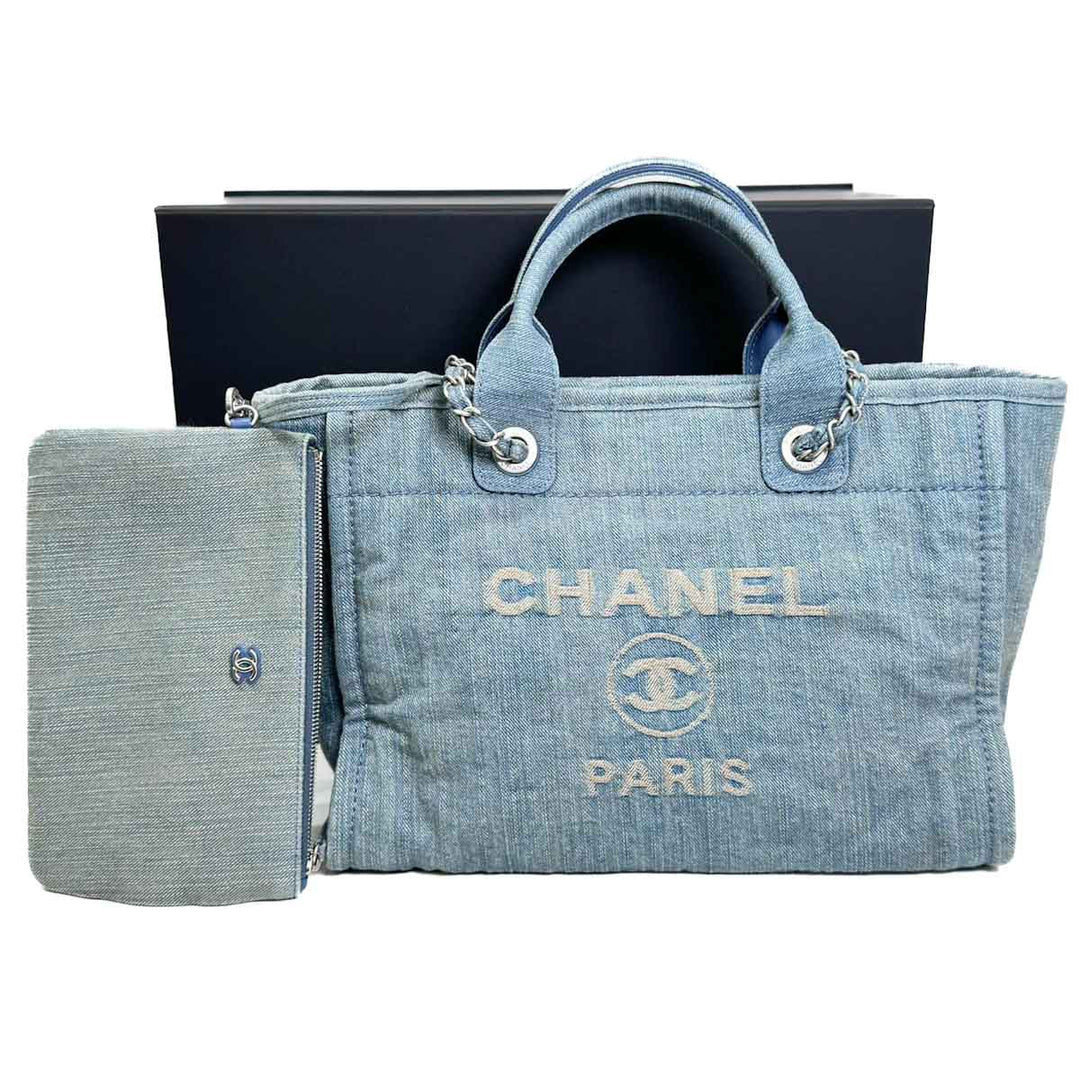 Chanel Small Denim Deauville Tote