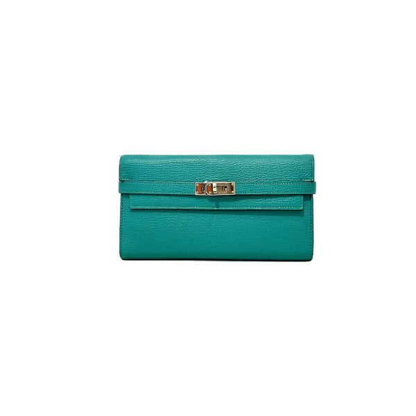 Hermes Green Long Kelly Wallet - Jiaxyk