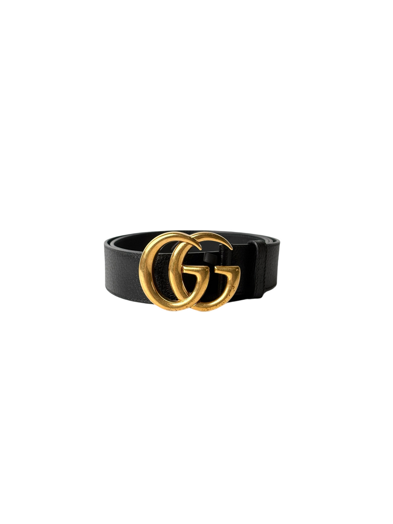 Gucci Leather GG belt 95cm