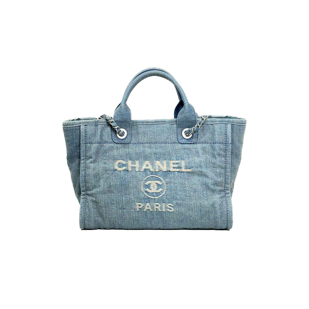 Chanel Small Denim Deauville Tote