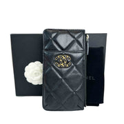 Chanel 19 Flat Black Wallet - Jiaxyk