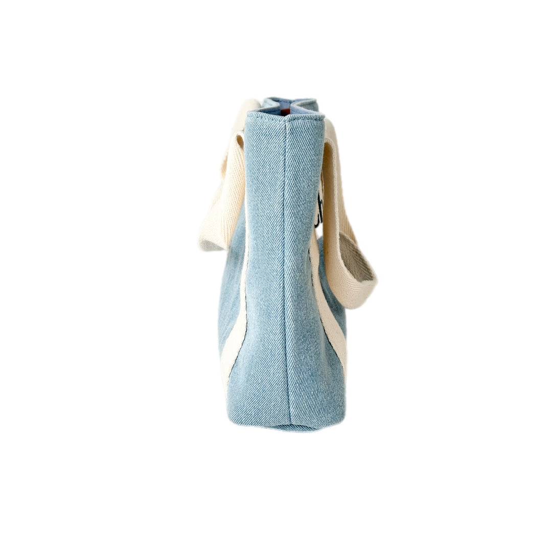 Chloe Mini Denim Tote Bag With Strap