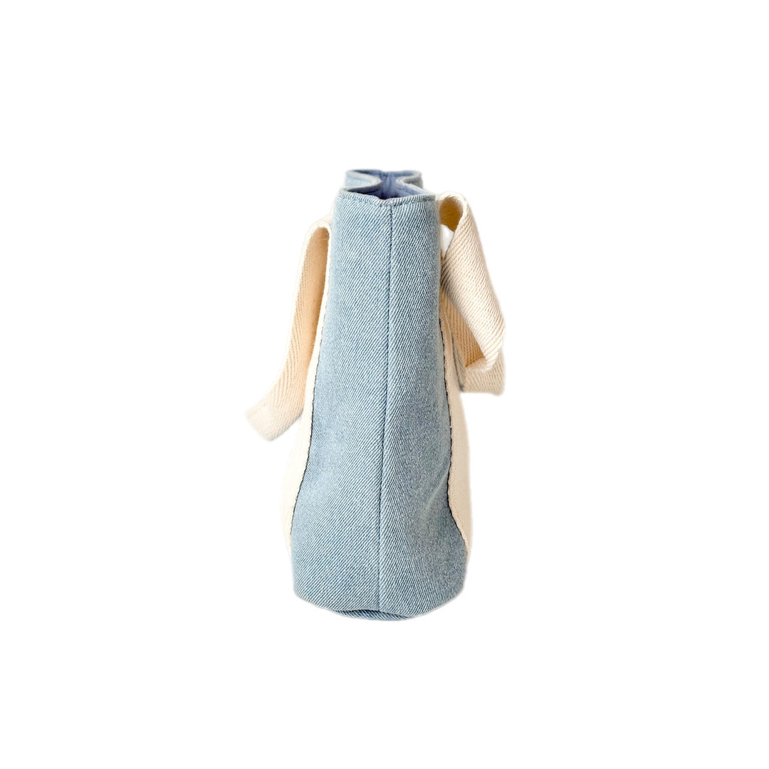 Chloe Mini Denim Tote Bag With Strap