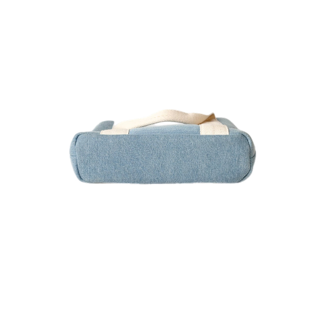 Chloe Mini Denim Tote Bag With Strap
