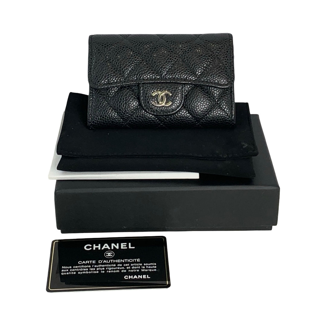 Chanel Black Classic Flap Wallet