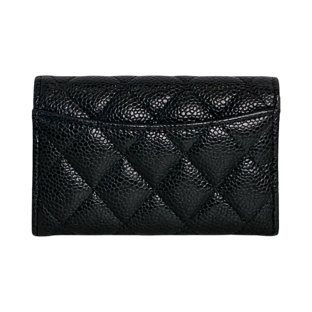 Chanel Black Classic Flap Wallet