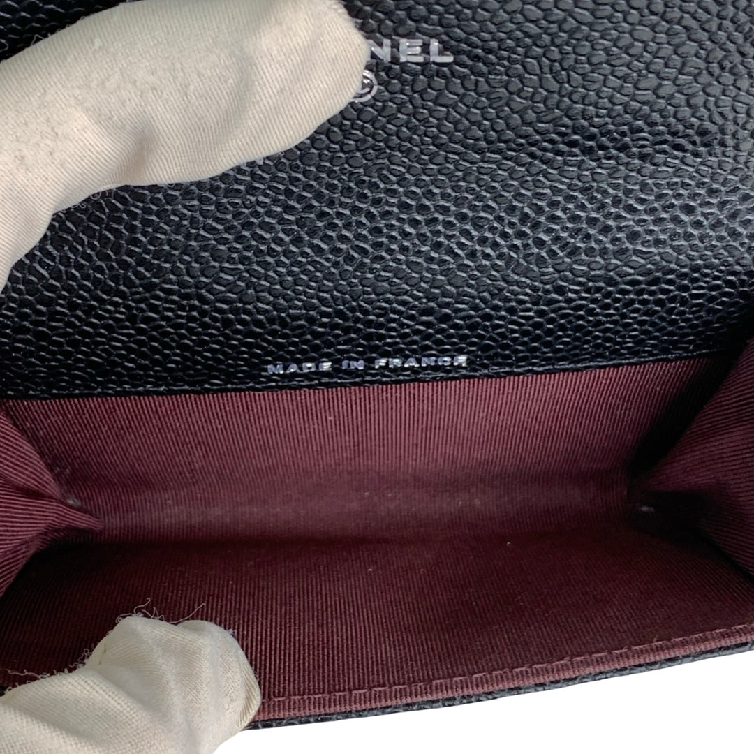Chanel Black Classic Flap Wallet