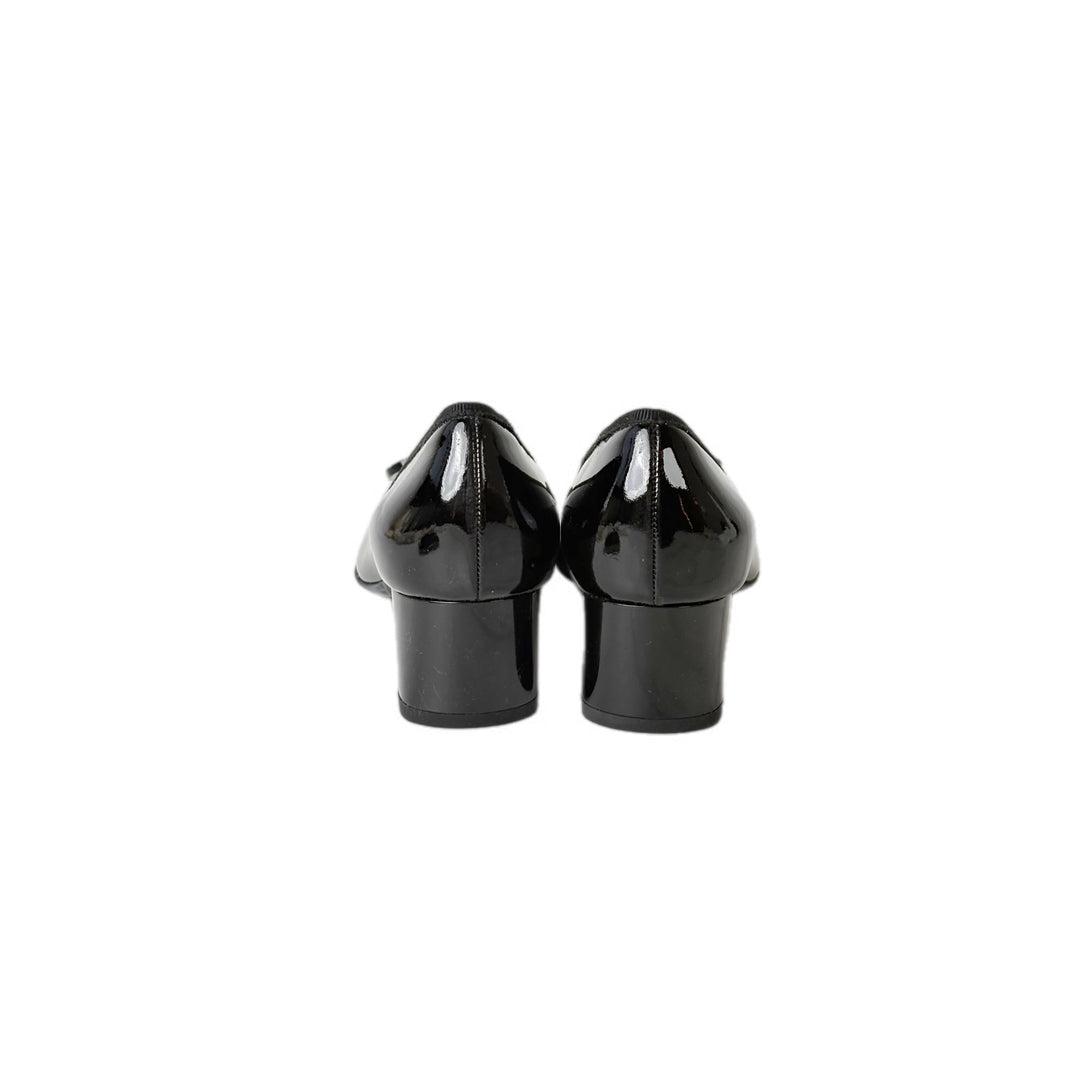 Ferragamo My Charm Black Patent Shoes #6