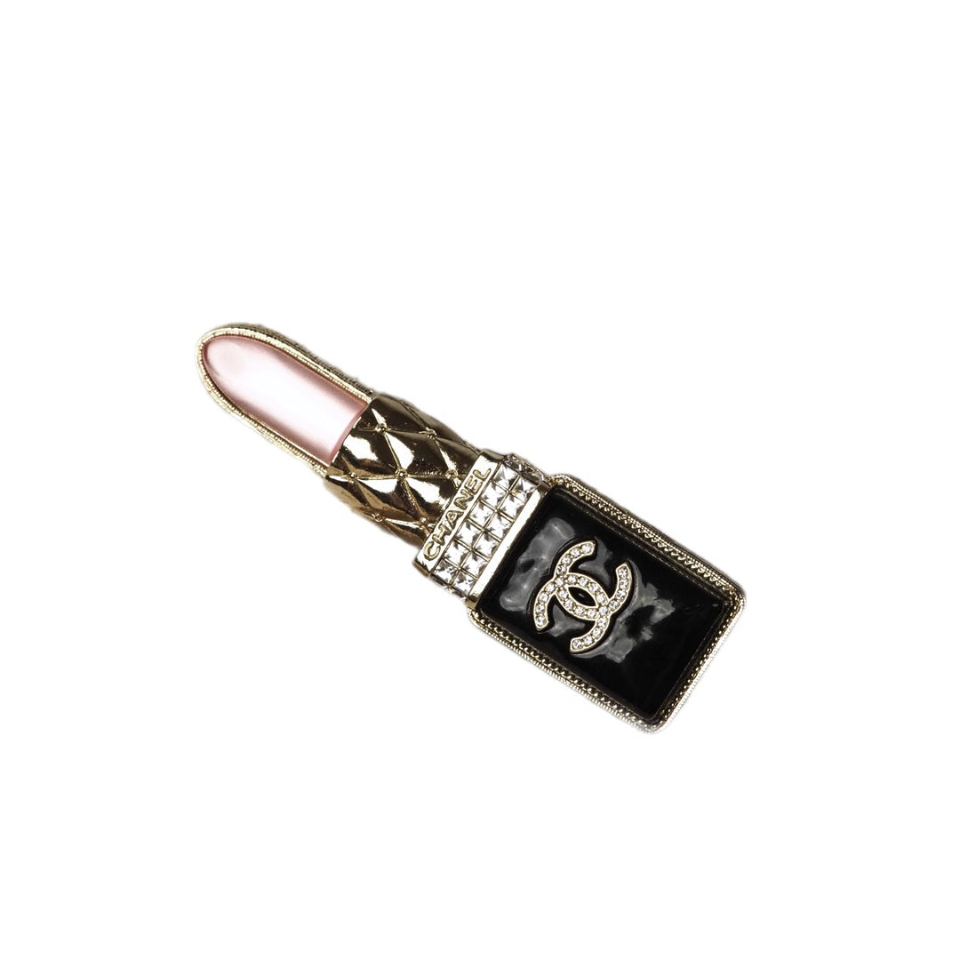 Chanel Lipstick Brooch