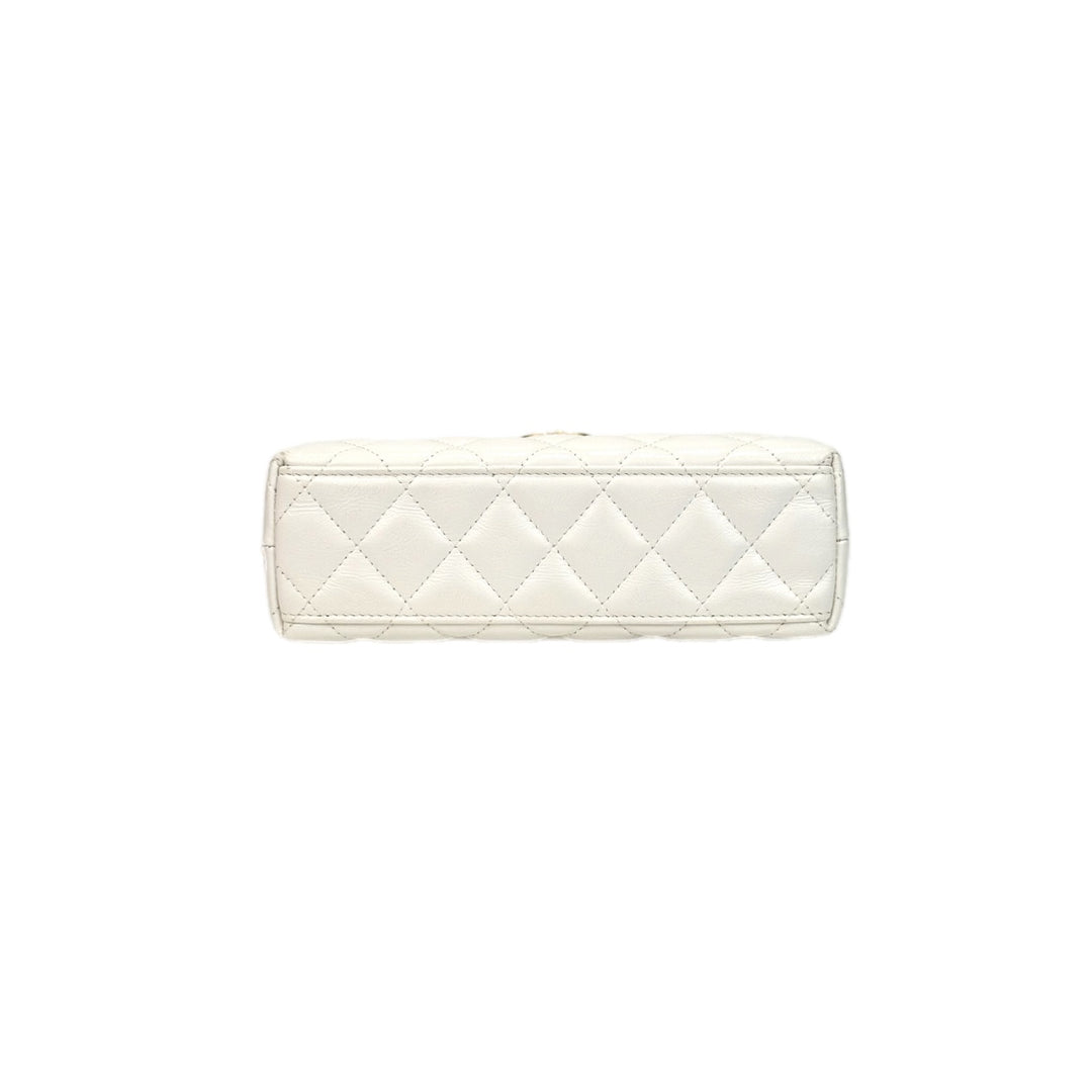 Chanel White Small Kelly Bag