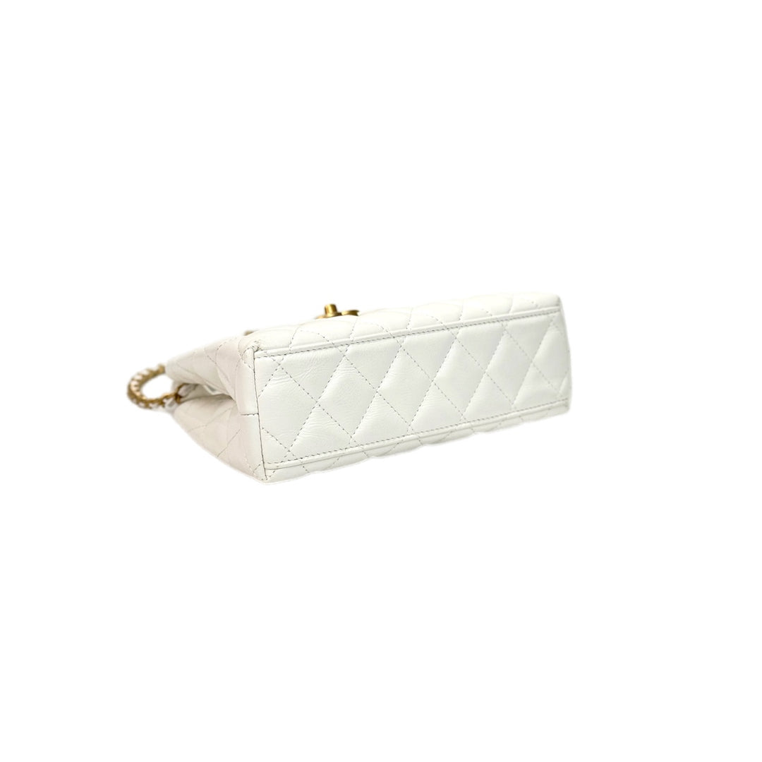 Chanel White Small Kelly Bag