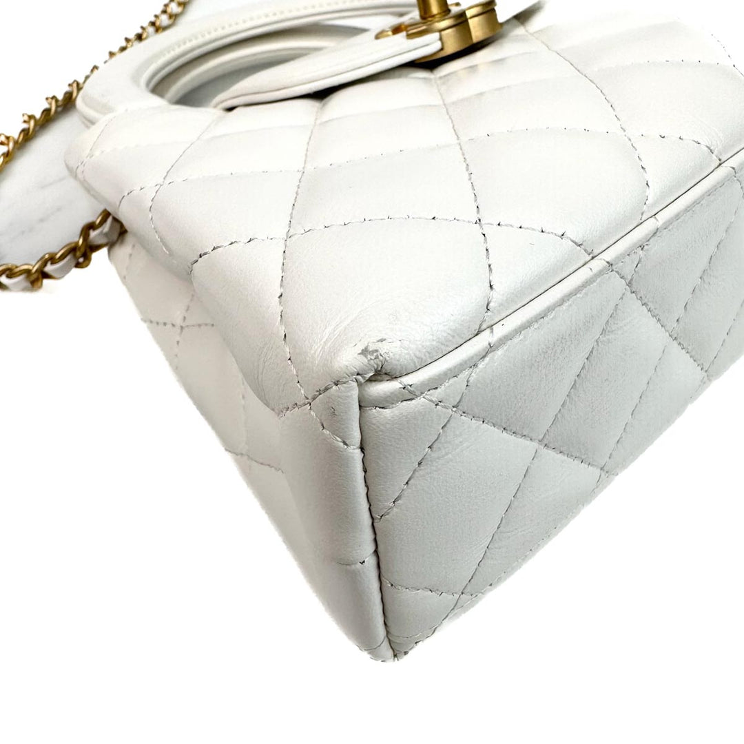 Chanel White Small Kelly Bag