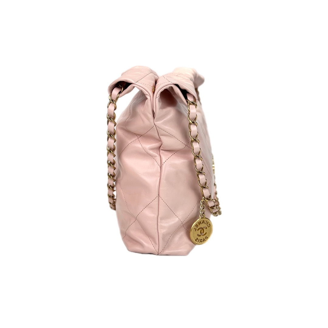 Chanel 22 Light Pink Small Bag