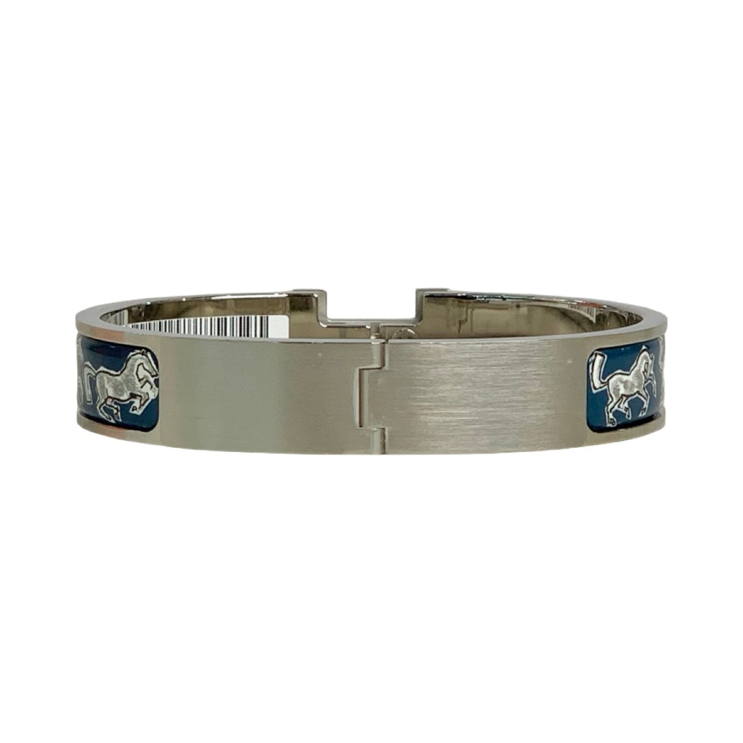 Hermes Clic HH Chevaux en Liberte Bracelet T4