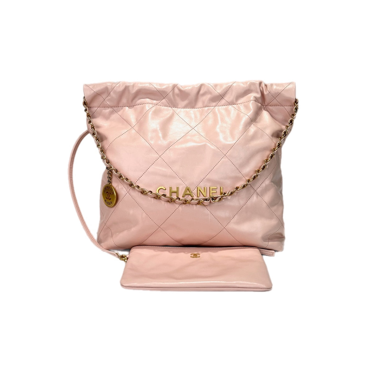 Chanel 22 Light Pink Small Bag